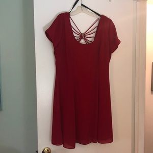 Red Fit & Flare Cocktail dress